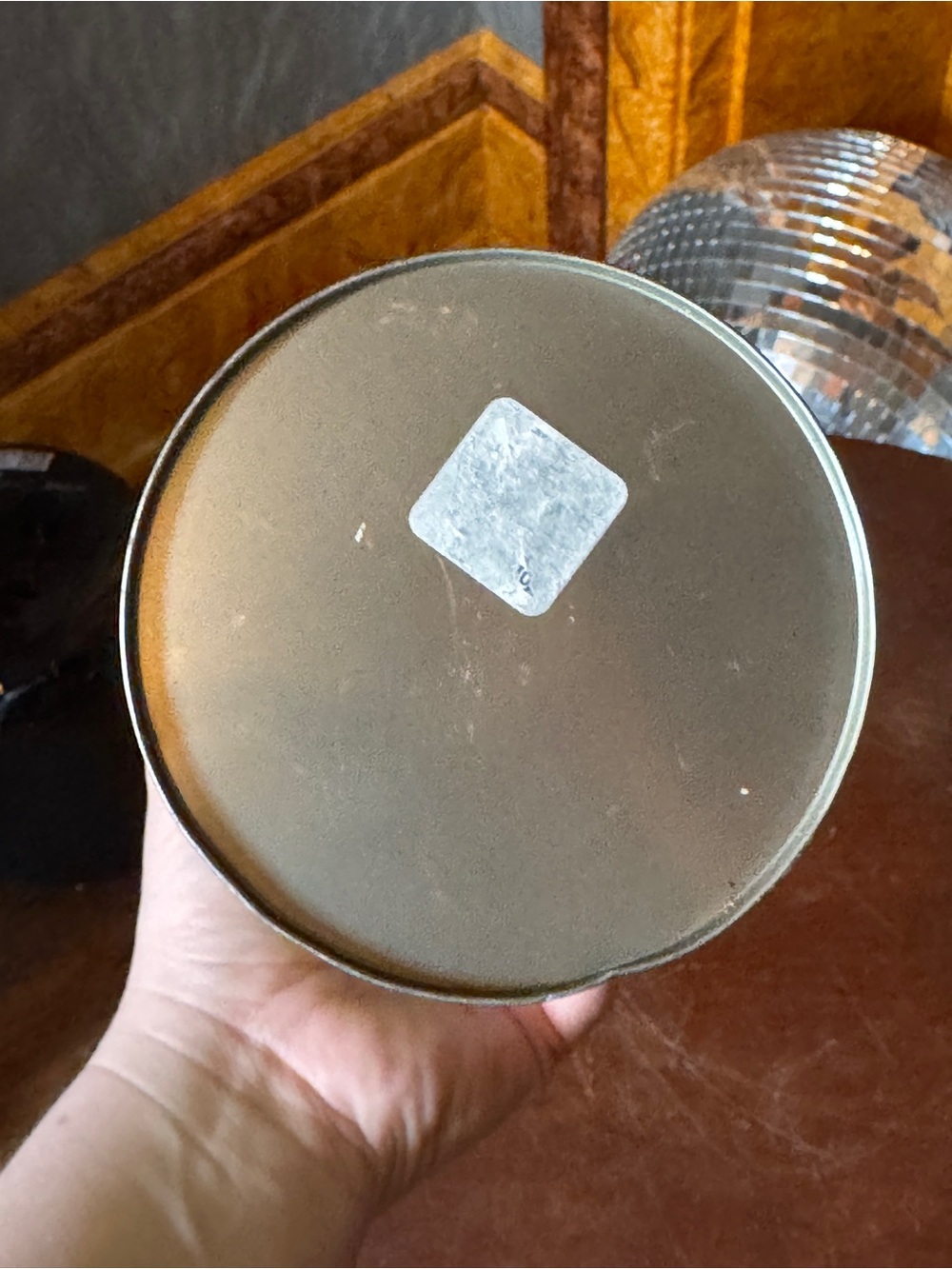 Vintage Pattern Tin Canister - Picture 3 of 5